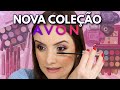 TESTEI a COLEÇÃO JUNTAS da AVON | Paletas, Batons e Máscara