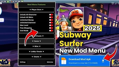 NEW UPDATE‼️ SUBWAY SURFER MOD APK V3.53.5 | MEGA MOD MENU & UNLOCK ALL |