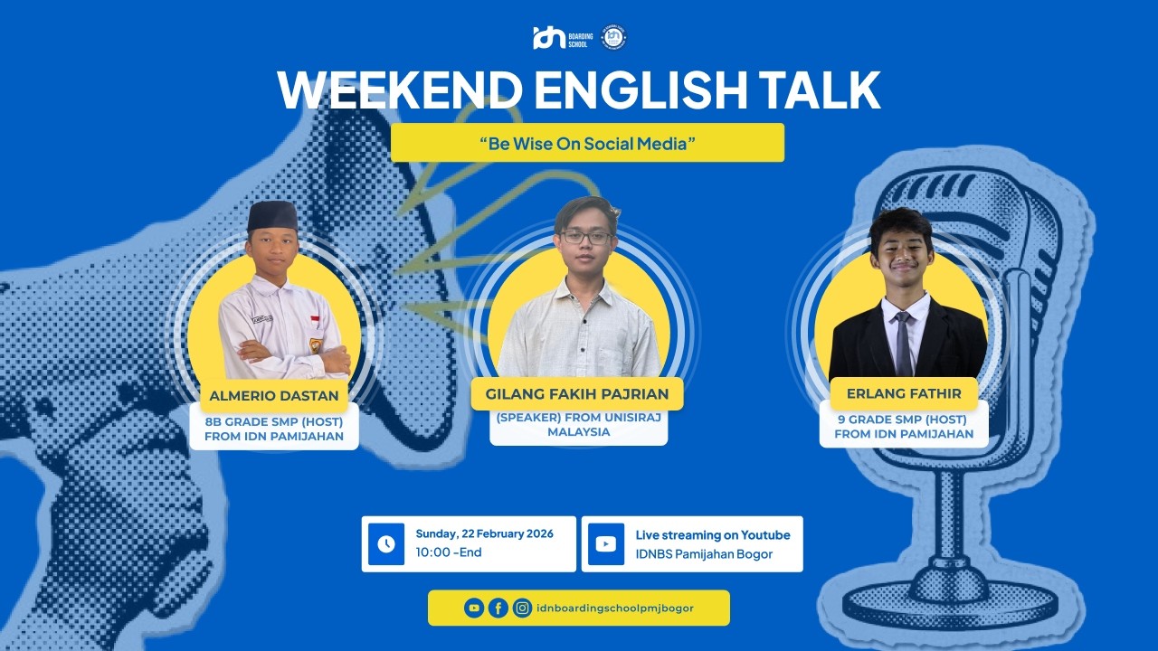 Weekend English Talk | Be wise on Social Media | Mr Gilang