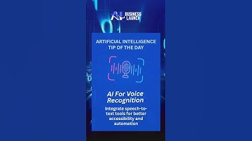 AI For Voice Recognition 🔊 AI Tip Of The Day 🤖💥