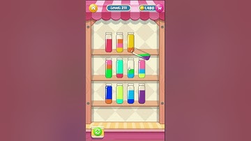 Water sort Puzzle level 211 (play on Facebook) 🎂