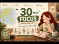 30 MIN Study Timer | Study With Me Around the World (3 Sessions + Breaks) | Pomodoro 30/10