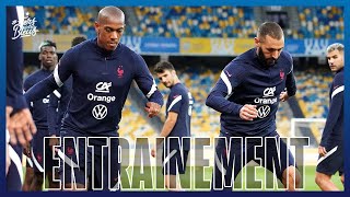 Entraînement à Kiev, Equipe de France I FFF 2021