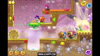 Snail Bob 5 Level 25 Walkthrough - 3 Stars