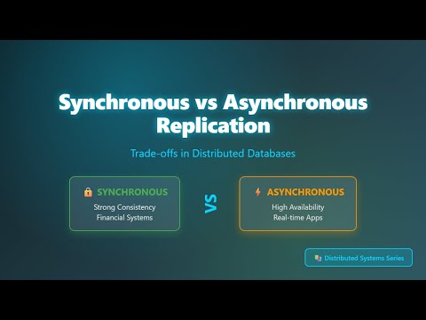 Sync vs Async Replication: Database Trade-offs Explained