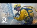 Firefighter’s POV Battling California Wildfire | Cal Fire
