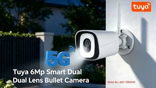 CAMWON Tuya Hot Item 6Mp/3K Bullet 5G WIFI Security Camera Support ONVIF (Model WIP-TB600AF)
