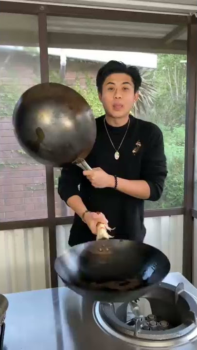 How to re-season a wok! #shorts