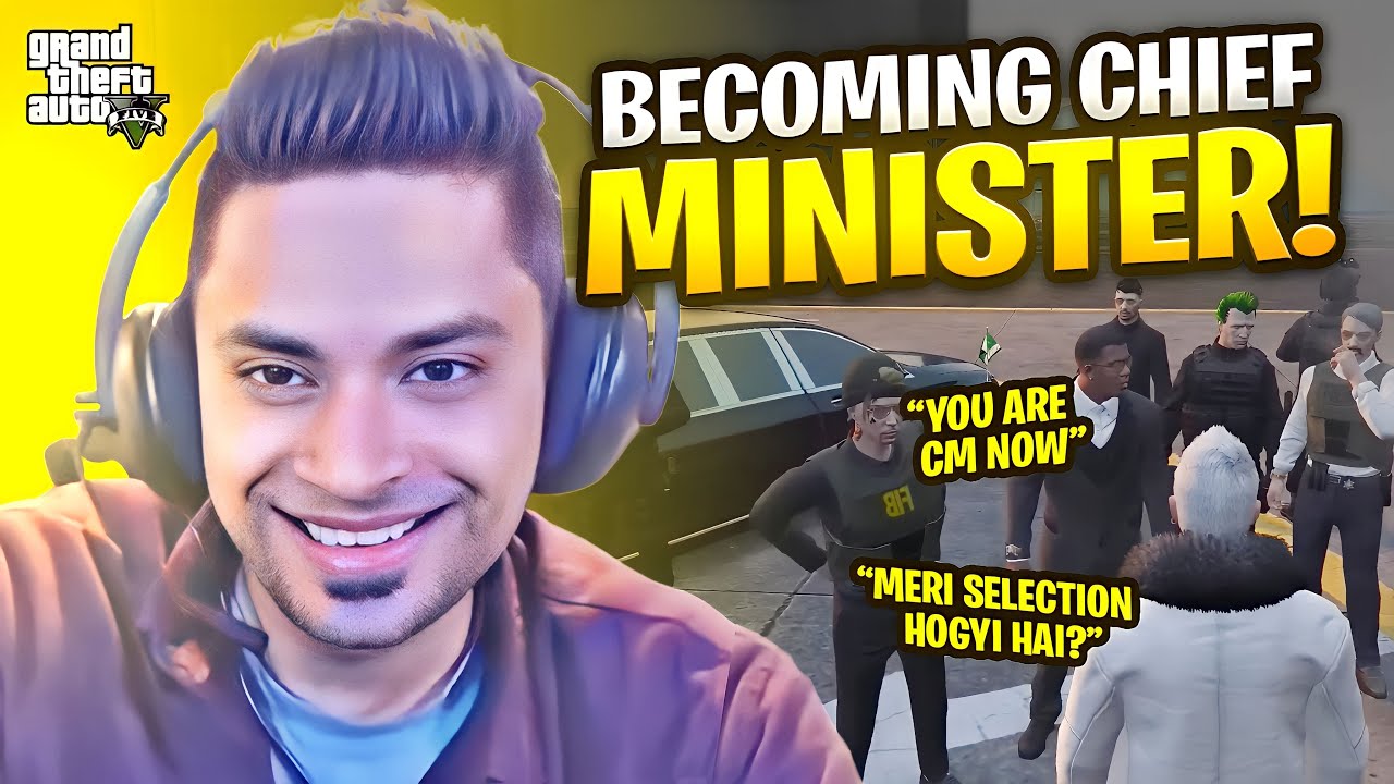 CHIEF MINISTER OF CITY 😂 GTA 5 GAMEPLAY MRJAYPLAYS YouTube