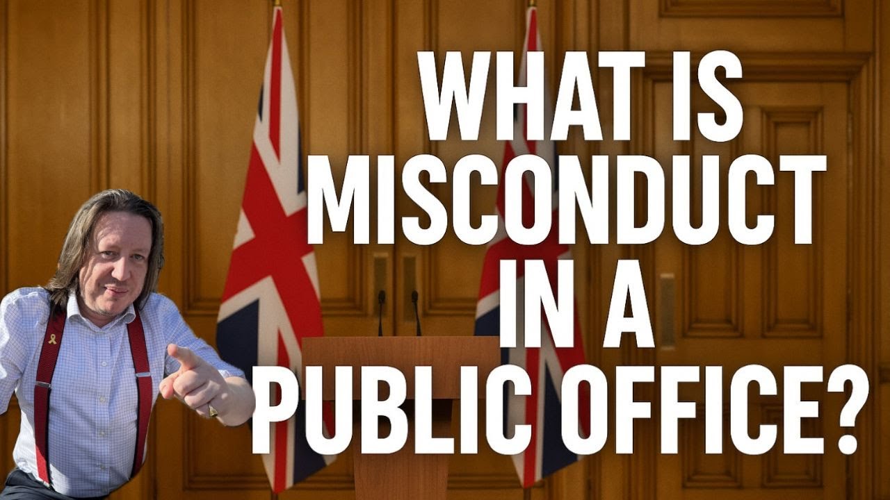 What is the crime of Misconduct in a Public Office - Barrister Barrett Mansplains!