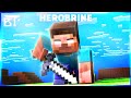 Steve becomes herobrine to stop null  babu tech  minecraft animation prisma 3d