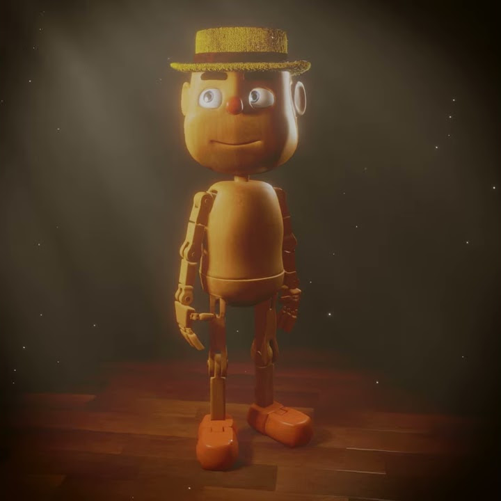 A wooden doll character render test in blender 2 81a youtube