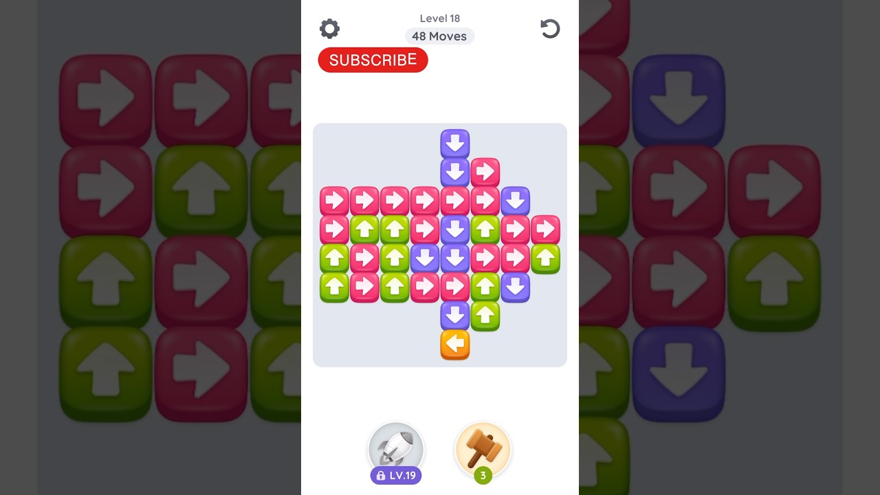 Block Escape: Tap Away Puzzle Level 18 