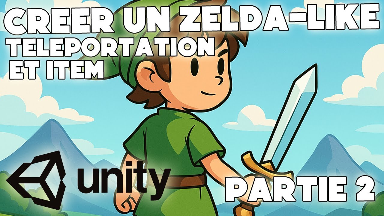 Créer un Zelda-like sur Unity – Épisode 2 : Téléporteur et Items - YouTube