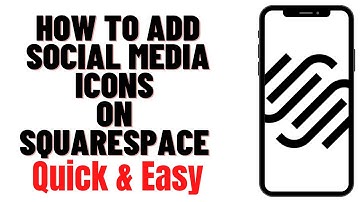 HOW TO ADD SOCIAL MEDIA ICONS ON SQUARESPACE 2024