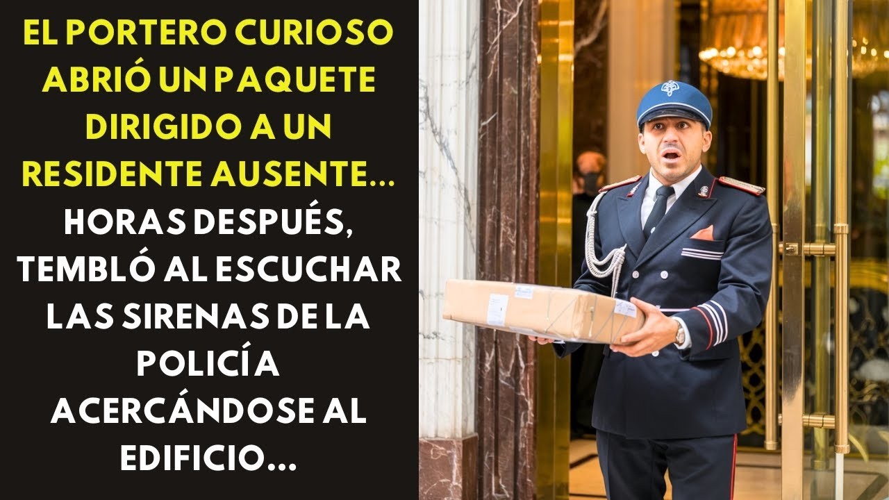 EL PORTERO CURIOSO ABRIÓ UN PAQUETE DIRIGIDO A UN RESIDENTE AUSENTE... HORAS DESPUÉS, TEMBLÓ...