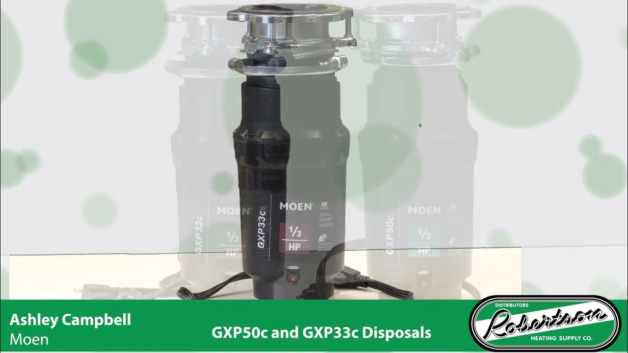 Moen GXP33c & GXP50c Disposals YouTube