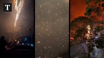 Fireballs Fall From Sky During Drone Show In China