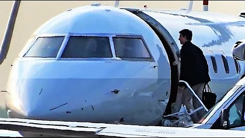 Toto Wolff Departing in his Private Jet after the ...