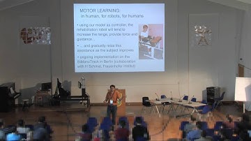Talk on "Robots can learn to control haptic interactions as humans do" by Etienne Burdet Part2
