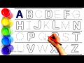 Alphabet, ABC song, abcd, a to z, Kids rhymes, a for apple  writing abc  for toddler learning