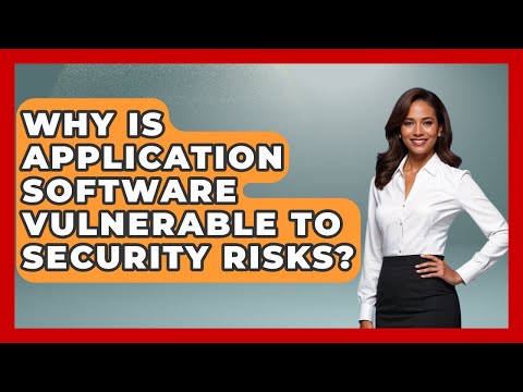 Why Is Application Software Vulnerable To Security Risks? - Tech Terms Explained