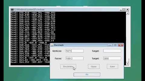 Mesh Simplification Project Demo - saved
