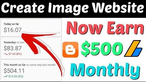 Create Image Website On Google Blogger 2020| Earn $500 Month From Image Website| Make Image Website