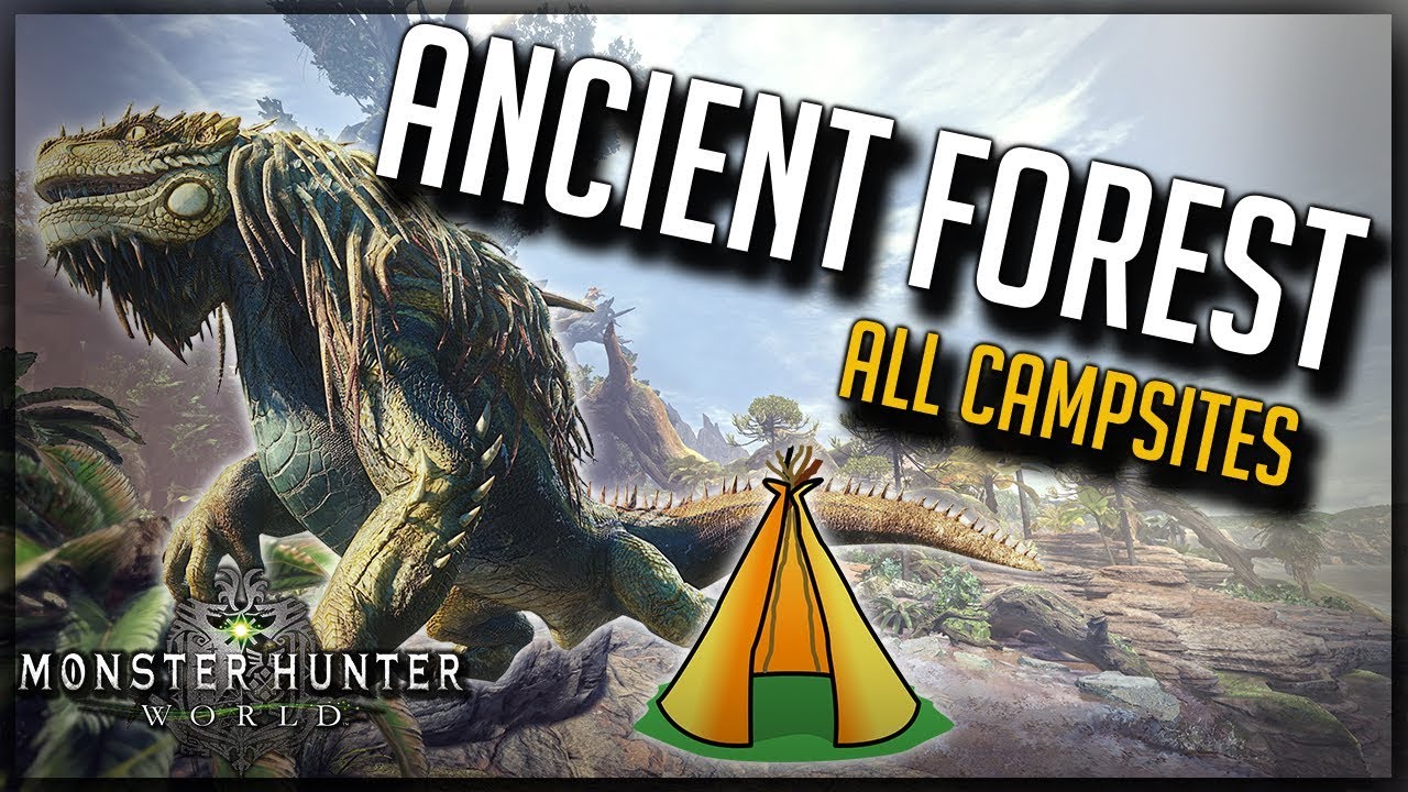 How To Find All Ancient Forrest Camps - Monster Hunter World - Guide 2