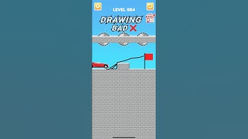 draw bridge puzzle game play level 564🚘 #gaming #drawing #Shorts