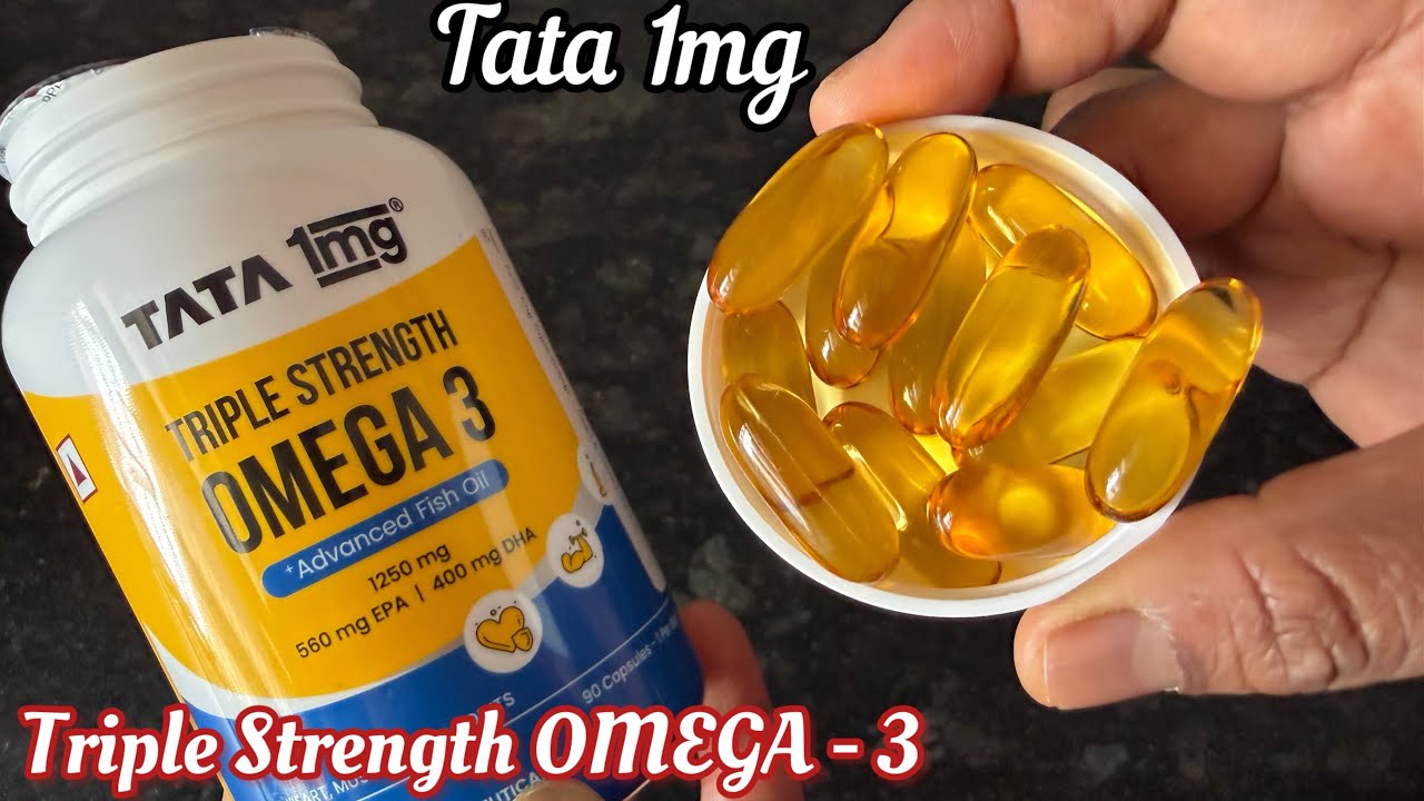 TATA 1MG Triple Strength Omega 3 Fish Oil Supplement 1250 Mg Review ...