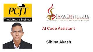 Generation 5.5 AI Engineer | AI Code Assistant | Java Institute | Sihina Akash