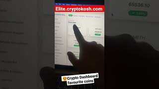 #Crypto Dashboard Coins 😍Track Your Favourite Coins