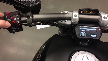 Ducati Diavel cockpit, menu, modes