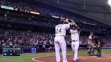 NYY@TB: Rodriguez extends lead with a two-run homer