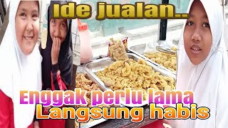 TIDAK PERNAH SEPI,IDE JUALAN USUS GORENG KRISPI DISEKOLAH SEKOLAH  SD