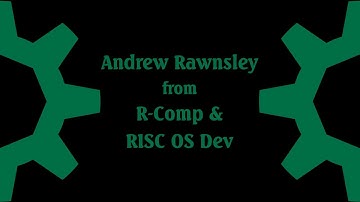 Andrew Rawnsley from R-Comp and RISC OS Developments at the 2023 MUG Mega Meet