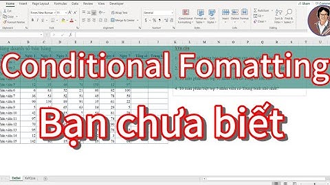 Công Cụ Conditional Formatting Trong EXCEL mà Bạn Chưa Biết #conditionalformatting #excel #animals