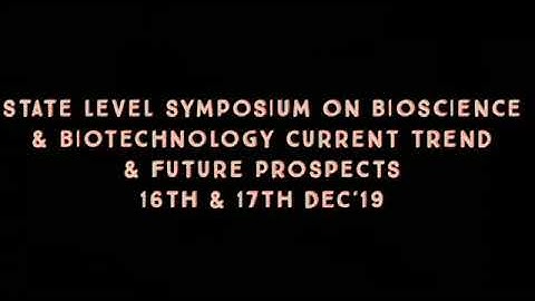 Sir Syed Institute, Department of Biotechnology SSBBT 2019 Promotion Vedeo