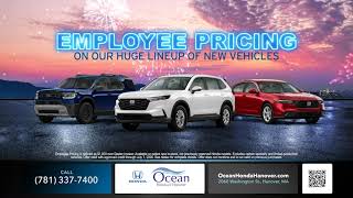 Choose Your Savings at Ocean Honda of Hanover | Employee Pricing, $2,500 Trade Assistance & More