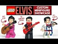 LEGO ELVIS Custom Minifigure Showcase (50s, 68 Comeback Special, and 70s Outfits)