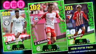 Upcoming Thursday New Potw Worldwide Apr 11 '24 In eFootball 2024 Mobile | Players & Boosted Ratings