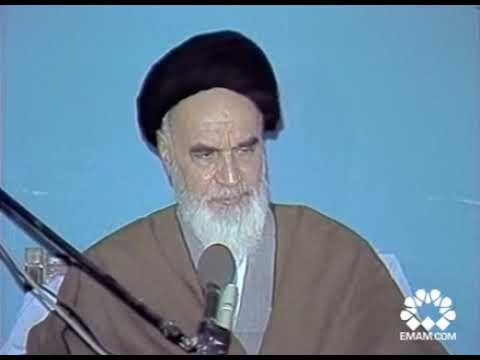 امام ره خطاب به بنی صدر هی نگویید که ملت با من است