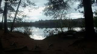 Sunset at Fish Creek Pond Campground