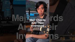 major 7 chords and all the inversions! #mathrock #guitarchords #midwestemo #chords #jazzguitar