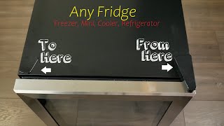 How To Reverse Refrigerator Door Swing Easy Simple