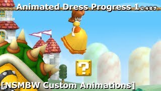 Animated Dress Progress 1 [NSMBW Custom Animations]