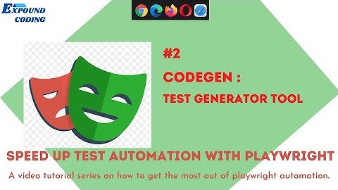 Speed Up Test Automation with Playwright #2 | Codegen tool in Playwright