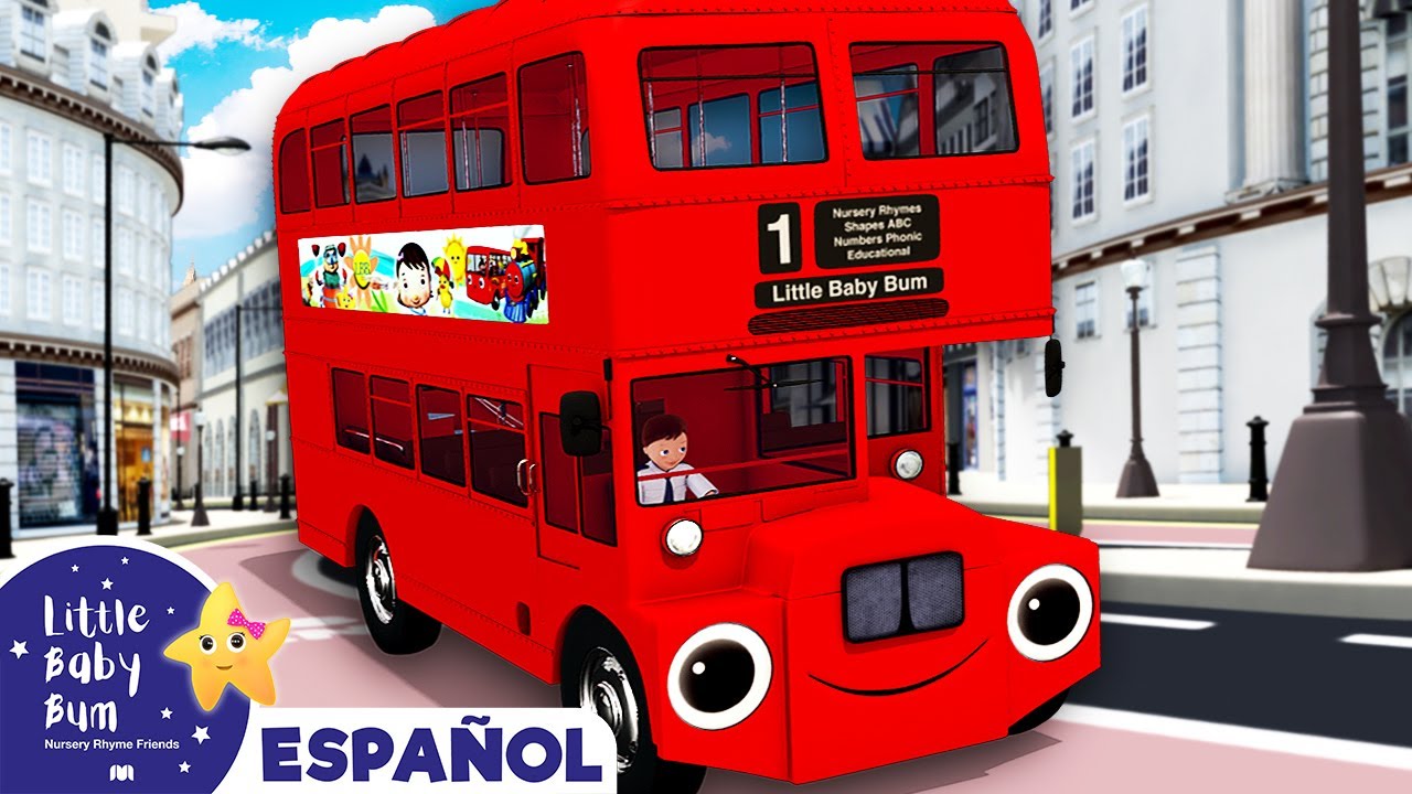 ⁣Las Ruedas del Autobús Londres - Canciones Infantiles | Little Baby Bum en Español