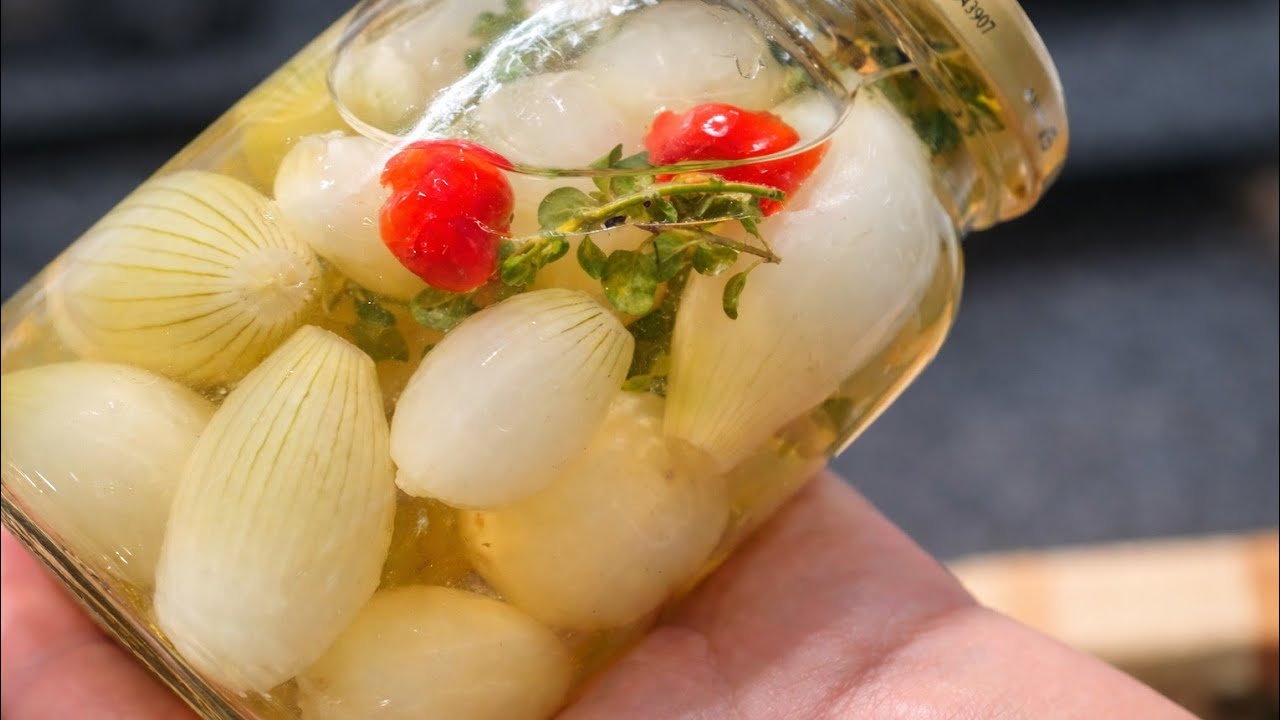 Como fazer conserva de #cebola
